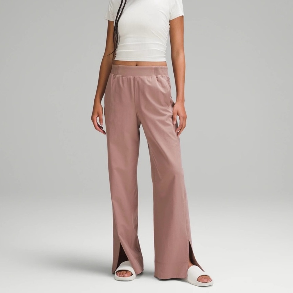 Lululemon Athletica Pink Wide-Leg Pants